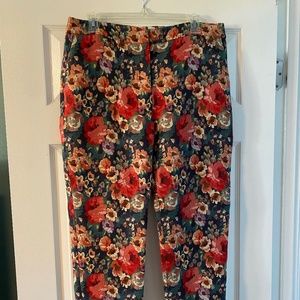 Sezane flower pattern pants